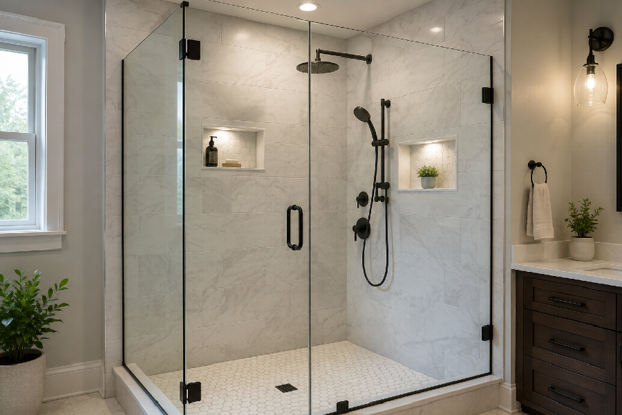 Frameless vs. Semi-Frameless Shower Enclosures: Choosing the Right Bathroom Shower Enclosure Massachusetts